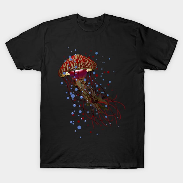 jelly FISH T-Shirt by StephenBibbArt